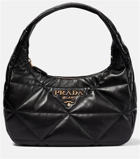 prada black quilted bag|prada black quilted handbag.